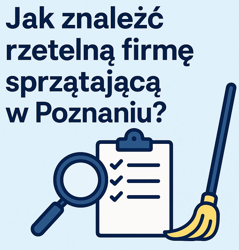 Rzetelna firma sprzątająca Poznań
